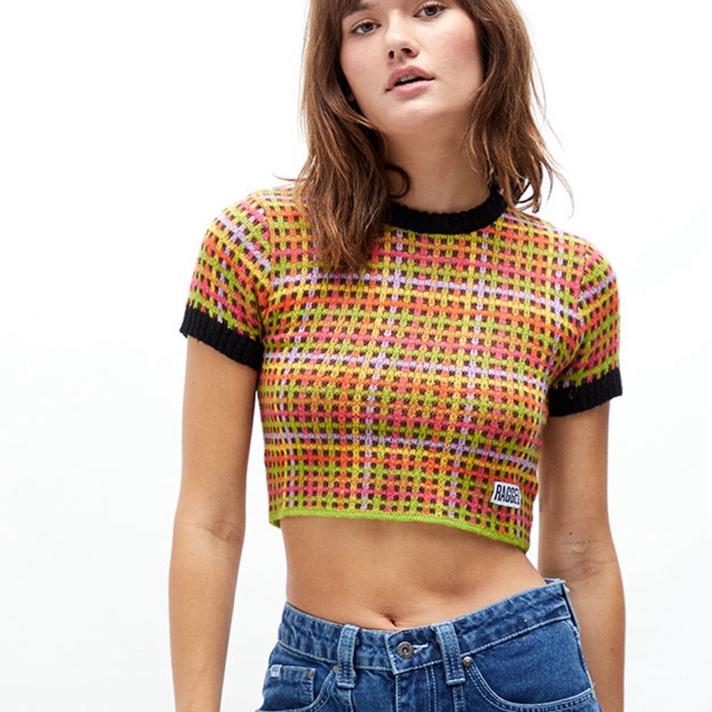 ⭐️RAGGED- Ragged Jeans Crystal Knit Top, NWT, Size: S